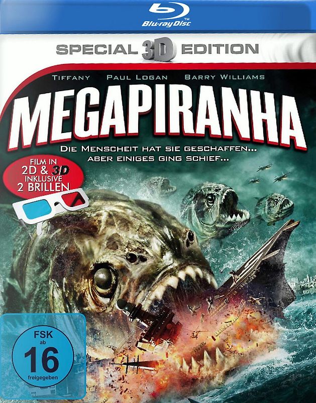 Mega Piranha (3D-Special Edition) 3D Blu-ray Disc