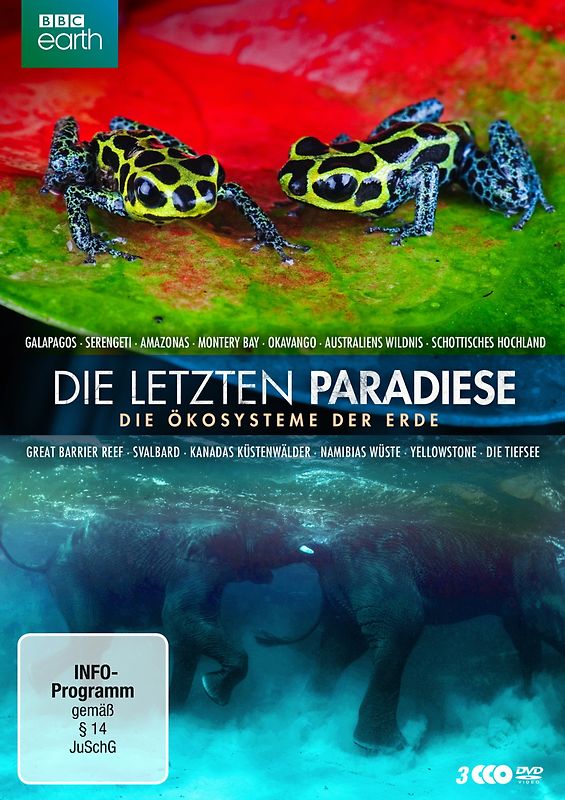 Die letzten Paradiese - Die Ökosysteme der Erde [3 Discs] DVD