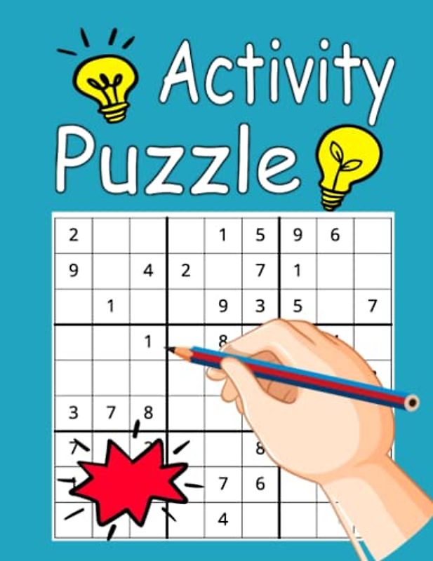 Activity Puzzle: Challenging Fun Brain Teasers and Logic Puzzles Includes Sudoku