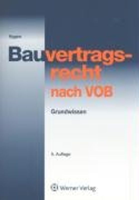 Bauvertragsrecht nach VOB