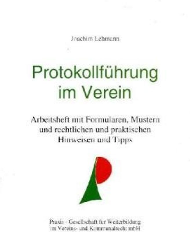 Protokollführung im Verein