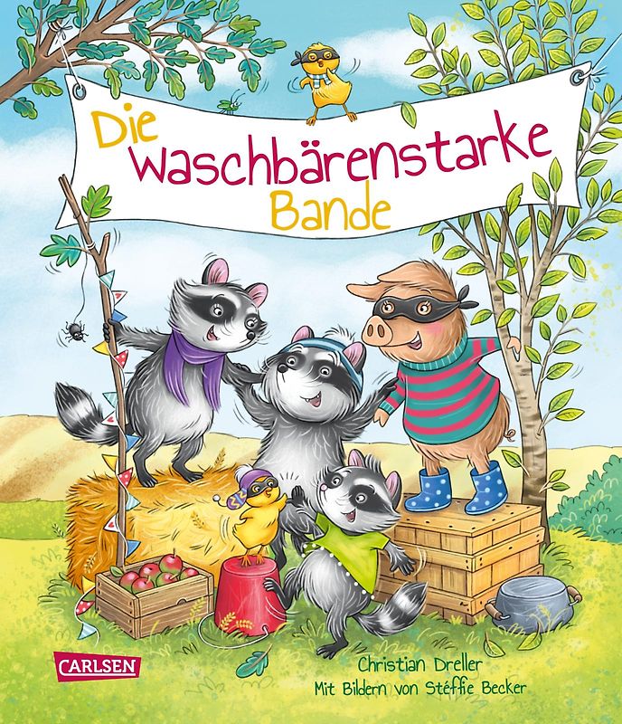 Die waschbärenstarke Bande