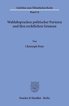 Wahlabsprachen politischer Parteien und ihre rechtlichen Grenzen.