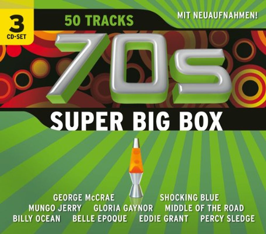Various - 70s Super Big Box (Dieser Titel enthält Re-Recordings)