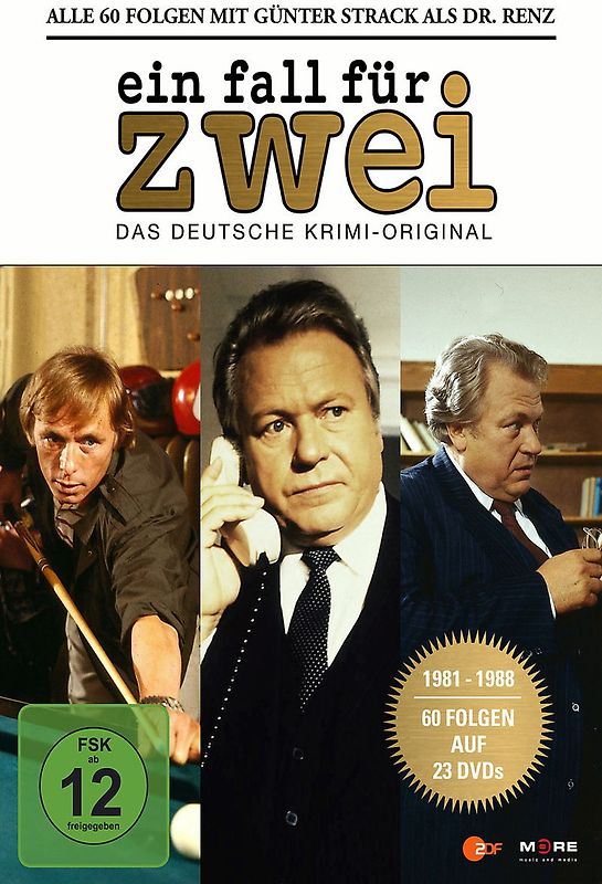 Ein Fall für Zwei - Alle 60 Folgen mit Günter Strack als Dr. Renz [23 DVDs] DVD