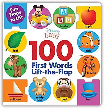 Disney Baby 100 First Words Lift-the-Flap