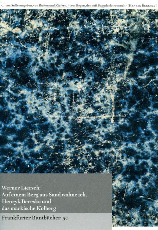 Auf einem Berg aus Sand wohne ich.