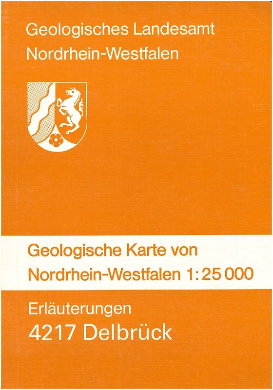 Geologische Karten von Nordrhein-Westfalen 1:25000 / Delbrück