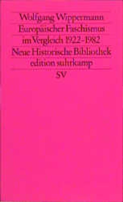 Europäischer Faschismus im Vergleich 1922-1982