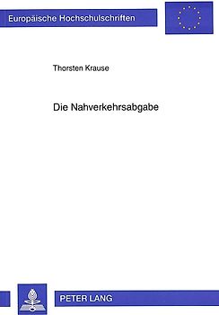 Die Nahverkehrsabgabe