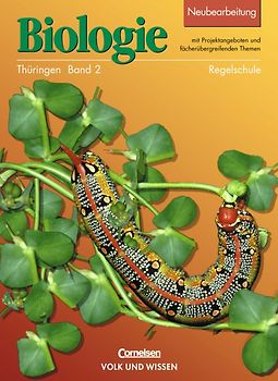 Biologie - Ausgabe Volk und Wissen - Regelschule Thüringen / 7./8. Schuljahr - Schülerbuch