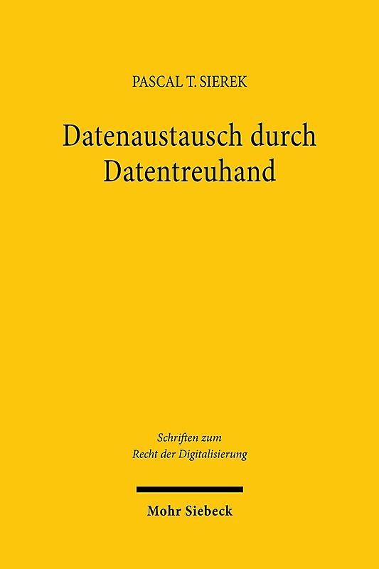 Datenaustausch durch Datentreuhand