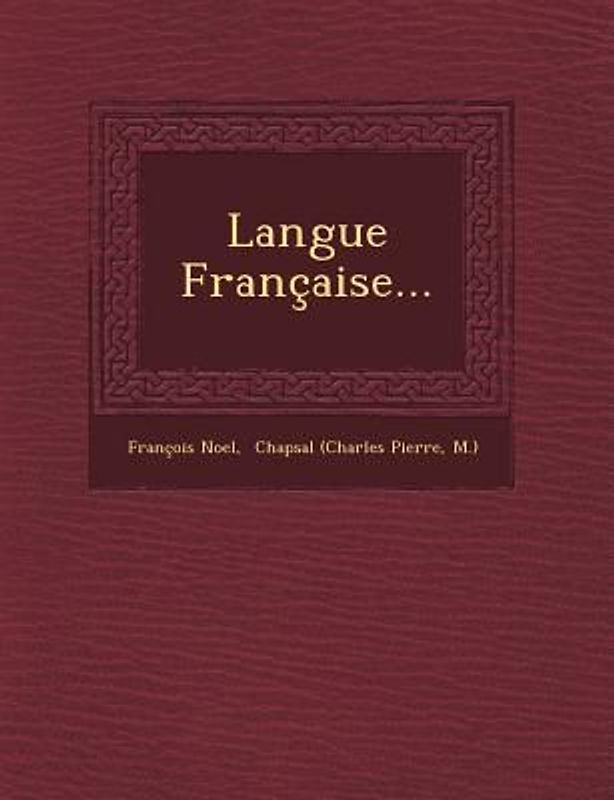 Langue Francaise...