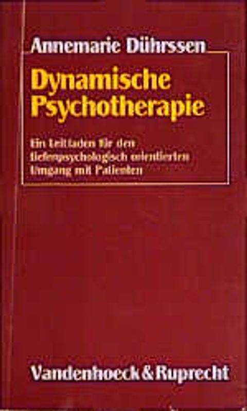 Dynamische Psychotherapie. Ein Leitfaden für den tiefenpsychologisch orientierten Umgang mit Patienten
