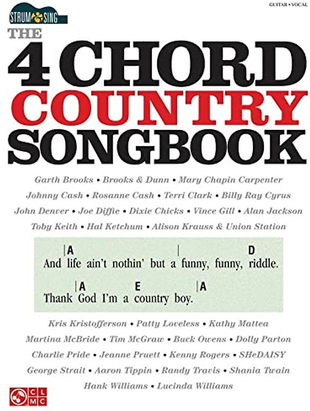 Strum & Sing: The 4 Chord Country Songbook: Noten, CD für Gitarre: Guitar / Vocal