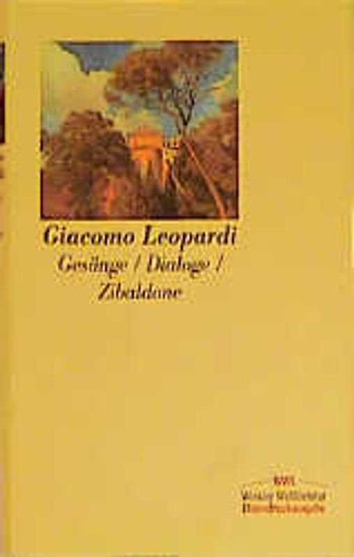 Gesänge/Dialoge und andere Lehrstücke/Zibaldone