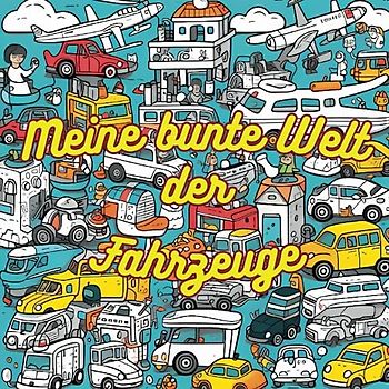Meine Bunte Welt Der Fahrzeuge: Ein Originelles Ausmalbuch mit 50 Fahrzeugen zum Ausmalen für Kinder ab 6 Jahren