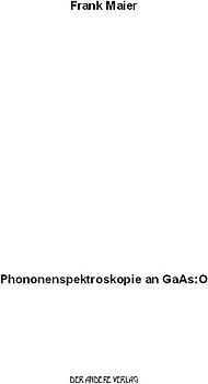 Phononenspektroskopie an GaAs:O