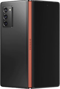 Samsung Galaxy Z Fold2 5G Dual SIM 256GB [Scharnierabdeckung metallic red] mystic black