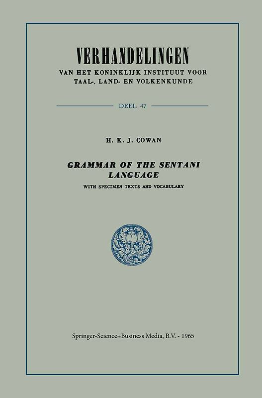 Grammar of the Sentani Language