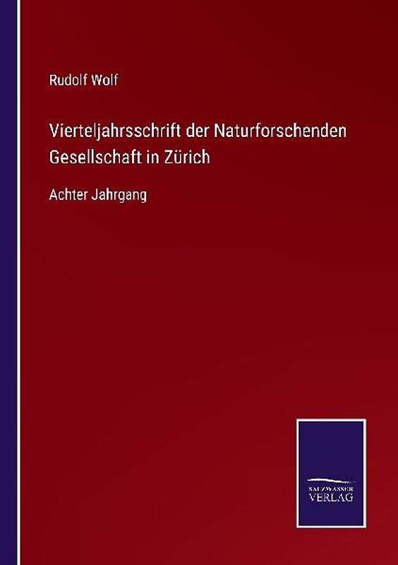 Vierteljahrsschrift der Naturforschenden Gesellschaft in Zürich