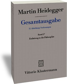 Einleitung in die Philosophie (Wintersemester 1927/28)
