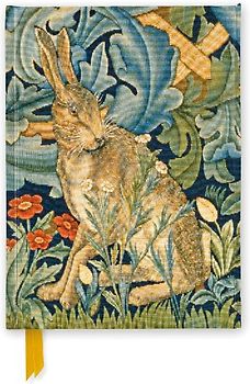 V&a: William Morris: Hare from the Forest Tapestry (Foiled Journal)