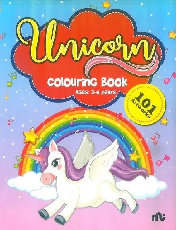 Unicorn Colouring Book
