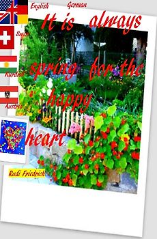 It is always spring for the happy heart German English Kurdish