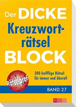 Der dicke Kreuzworträtsel-Block Band 27