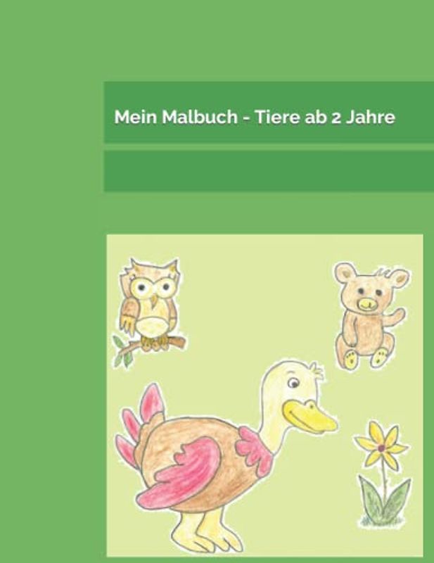 Oma´s Malbuch Tiere: ab 2 Jahren, Ausmalbuch für Kinder