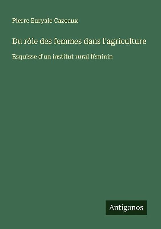 Du rôle des femmes dans l'agriculture