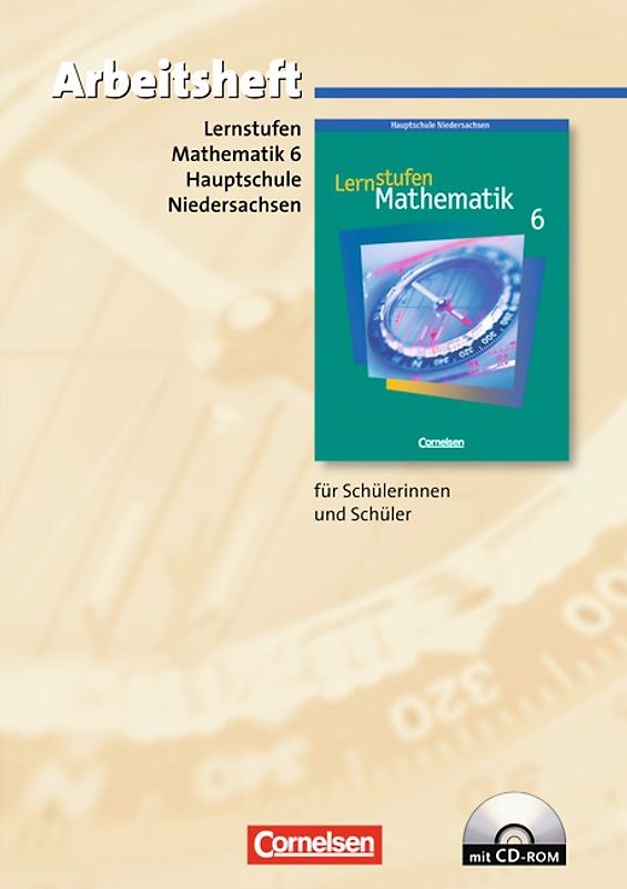 Lernstufen Mathematik - Ausgabe N / 6. Schuljahr - Arbeitsheft mit eingelegten Lösungen und CD-ROM