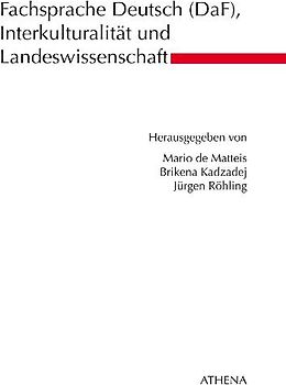 Fachsprache Deutsch (DaF), Interkulturalität und Landeswissenschaft