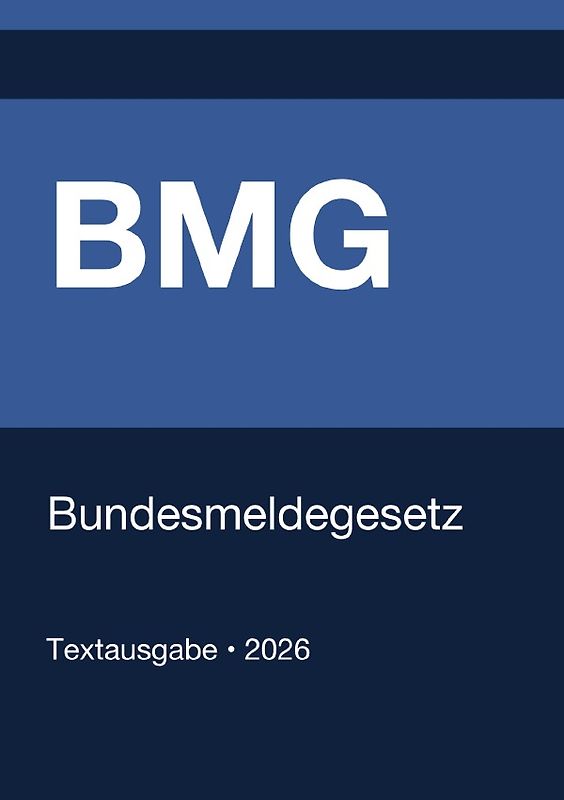 BMG - Bundesmeldegesetz (Deutschland) 2026