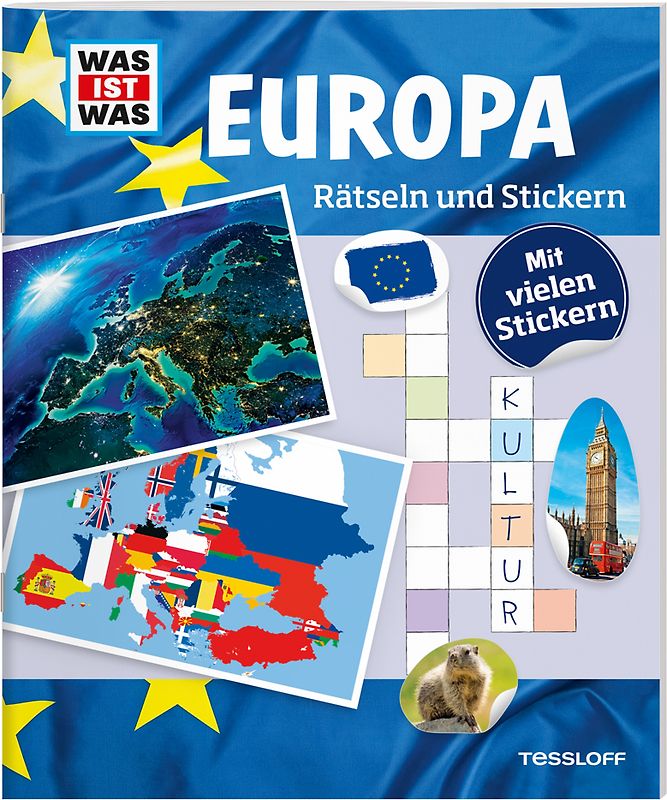 WAS IST WAS Rätseln und Stickern: Europa