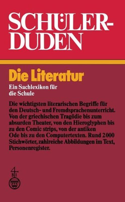 Schülerduden. Die Literatur