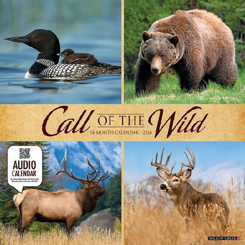 Call of the Wild 2026 12 X 12 Wall Calendar