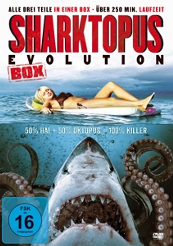 Sharktopus Evolution Box (3 Filme Auf 1 DVD) DVD