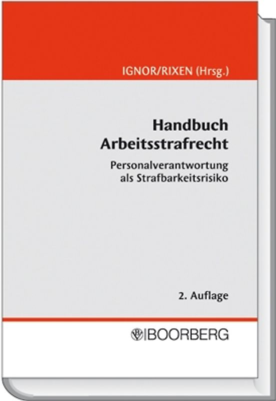 Handbuch Arbeitsstrafrecht