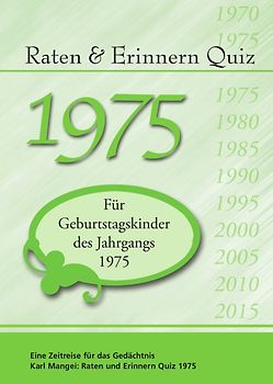 Raten und Erinnern Quiz 1975