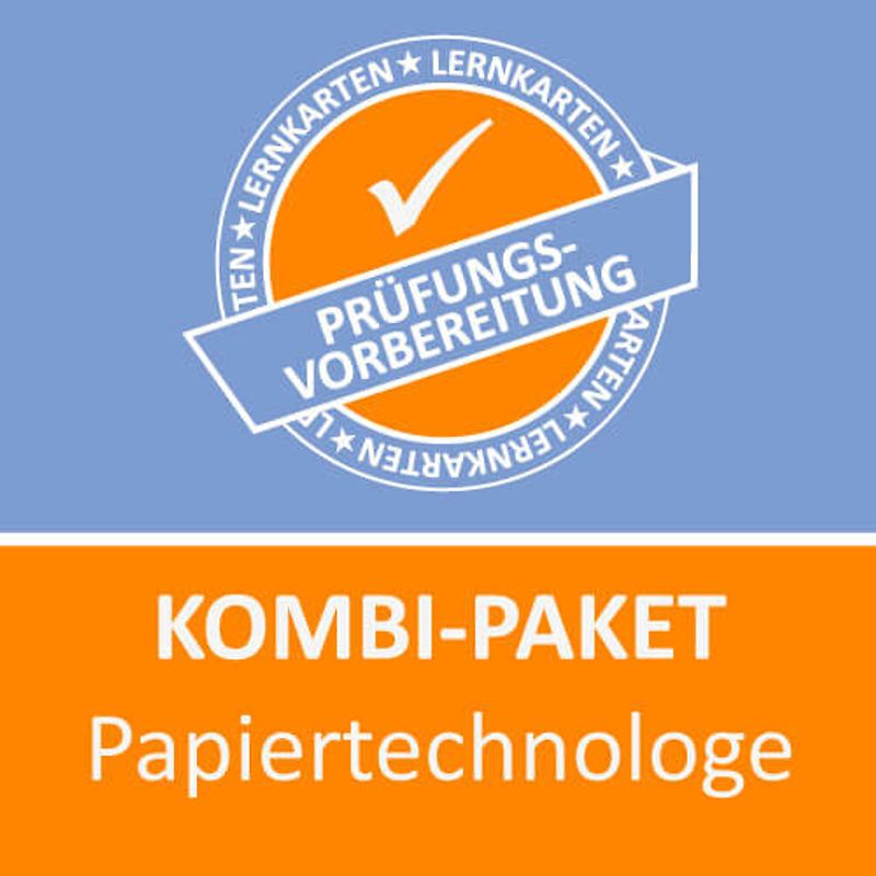 Kombi-Paket Papiertechnologe Lernkarten