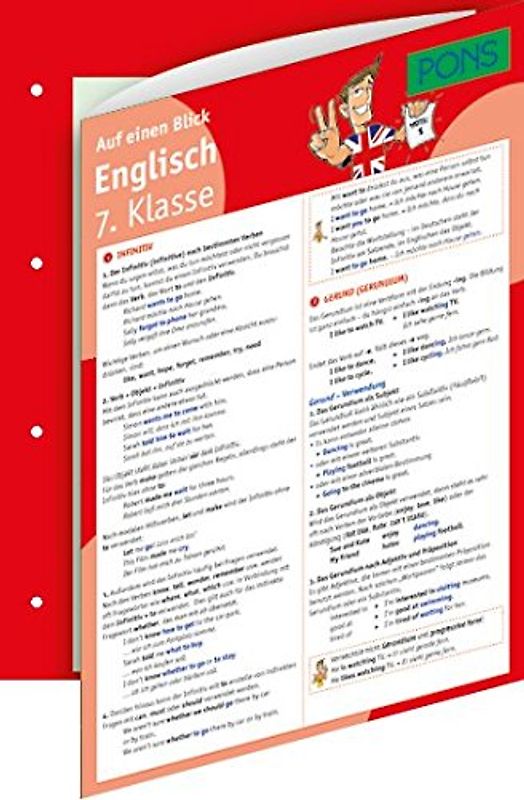 PONS Englisch 7. Klasse auf einen Blick