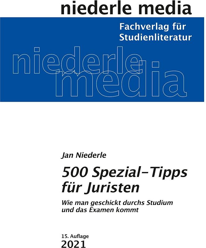 500 Spezial-Tipps für Juristen - 2022