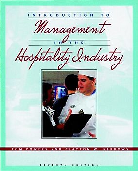 Introduction to Management in the Hospitality Industry