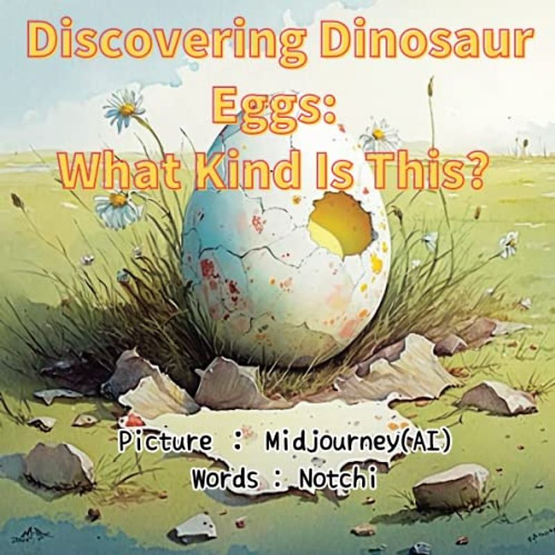 "Discovering Dinosaur Eggs: What Kind Is This?" A Picture Book by Mid-Journey (AI): Join us on a prehistoric adventure - Perfect for Kids Aged 0-4