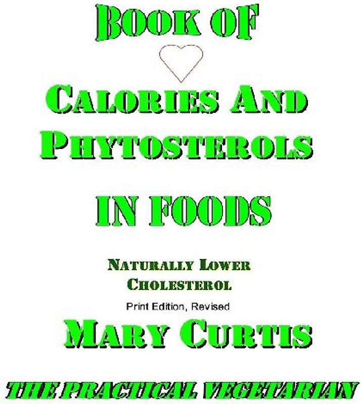 Book Of Calories and Phytosterols In Foods