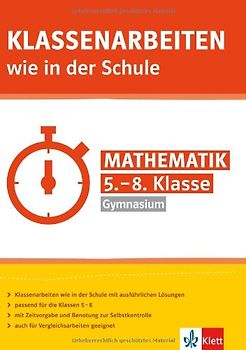 Klassenarbeiten wie in der Schule Mathematik