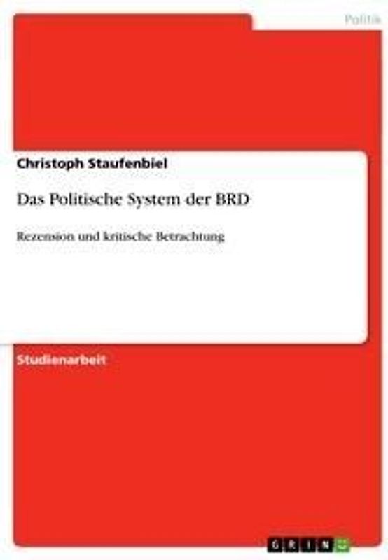 Das Politische System der BRD