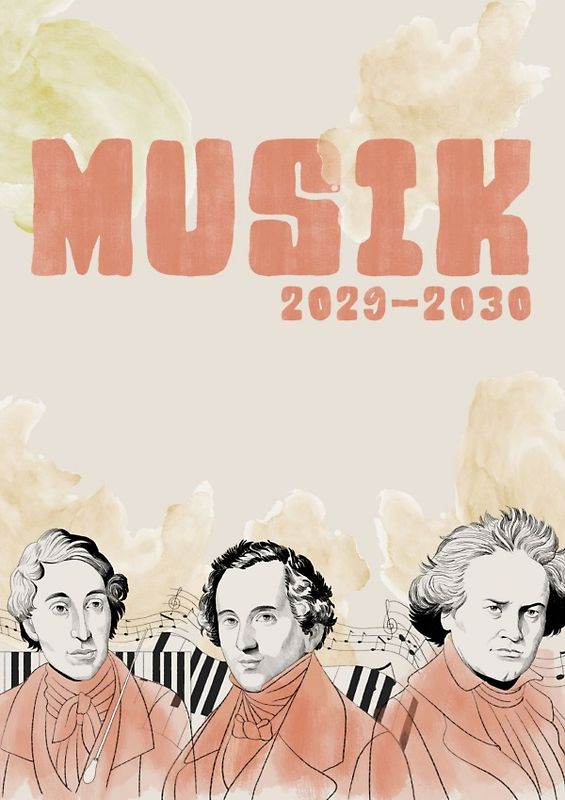 Notenheft: DIN A4 Notenlinienheft | 60 Seiten mit 12 Notenzeilen / Systeme pro Blatt | Papier 90g/m² | Musikheft mit Notenlinien